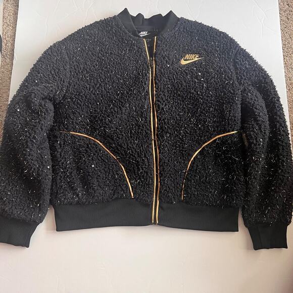 Nike Other - Nike black gold zip JACKET